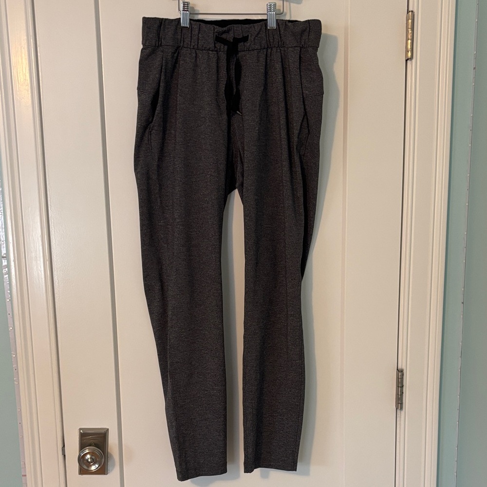 Lululemon Drawstring Grey Pants, Size 6